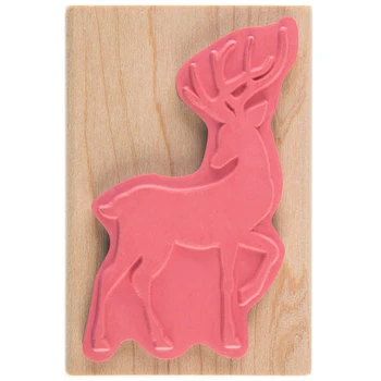 Outlet ???? Reindeer Silhouette Rubber Stamp ???? - Image 2