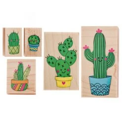 Brand new ???? Cacti Rubber Stamps ????