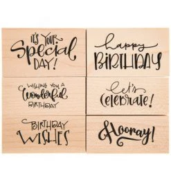 Best deal ???? Birthday Rubber Stamps ????