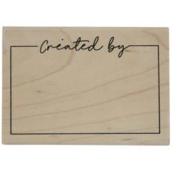 Buy ⌛ Created By Label Rubber Stamp ????