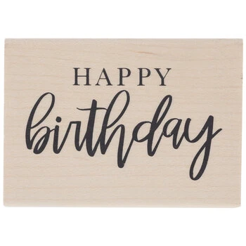 Buy ???? Happy ???? Birthday Rubber Stamp ⭐