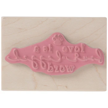 Buy ???? Love Is A Four-Legged Word Rubber Stamp ⌛ - Image 2