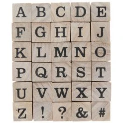 Best deal ???? Uppercase Serif Alphabet Rubber Stamps ????
