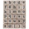 New ???? Lowercase Serif Alphabet Rubber Stamps ????