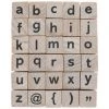 Promo ???? Lowercase Sans Serif Alphabet Rubber Stamps ????