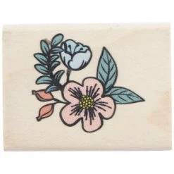 Best Pirce ???? Flower Corner Rubber Stamp ????
