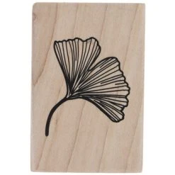Best deal ⭐ Gingko Leaf Rubber Stamp ⌛