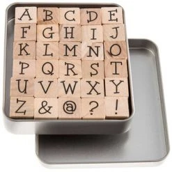 Best Sale ???? Upper Case Kids Play Alphabet Rubber Stamps ????