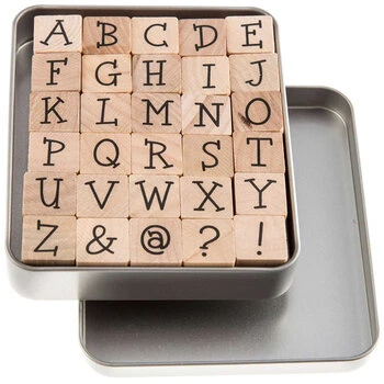 Best Sale ???? Upper Case Kids Play Alphabet Rubber Stamps ????