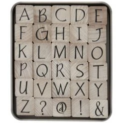Best Sale ???? Upper Case Party Ink Alphabet Rubber Stamps ????
