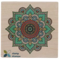 Best Pirce ???? Paisley Mandala Rubber Stamp ❤️