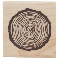 Wholesale ???? Wood Slice Rubber Stamp ❤️