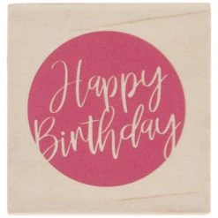Best Pirce ???? Happy ???? Birthday Rubber Stamp ????