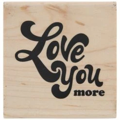 Best Sale ✨ Love You More Rubber Stamp ????