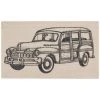 Hot Sale ❤️ Woodie Wagon Rubber Stamp ????