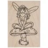 Promo ✨ Mushroom Fairy Rubber Stamp ????