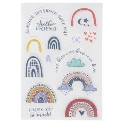 Best Sale ???? Sunshine & Rainbows Clear Stamps ????