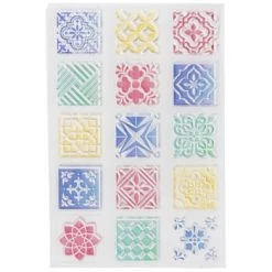 Flash Sale ???? Geometric Tiles Clear Stamps ????