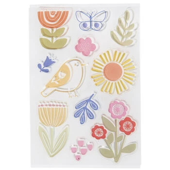 Promo ???? Bird, Butterfly & Flower Clear Stamps ????