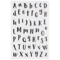 Best deal ???? Bold Hand Letters Alphabet Clear Stamps ????