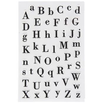 Top 10 ???? Serif Letters Alphabet Clear Stamps ????